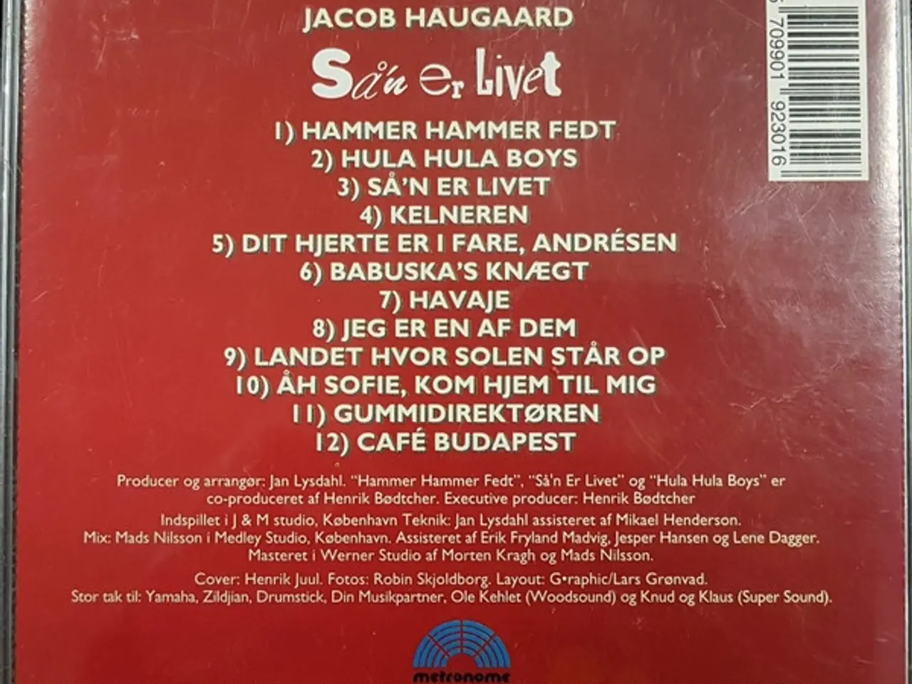Billede 3 - Jacob Haugaard – Så'n Er Livet – CD
