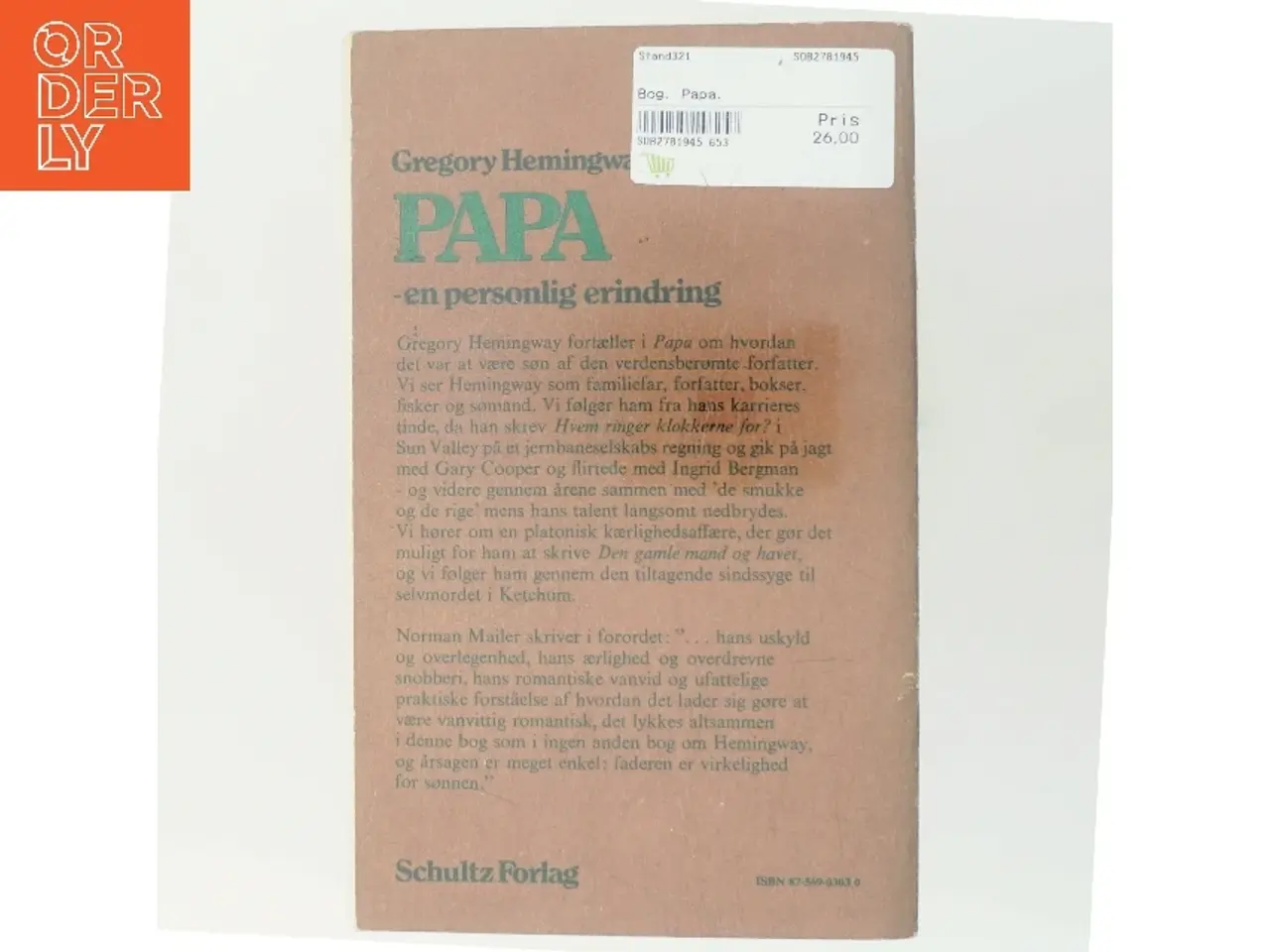 Billede 3 - Papa af Gregory Hemingway (Bog)