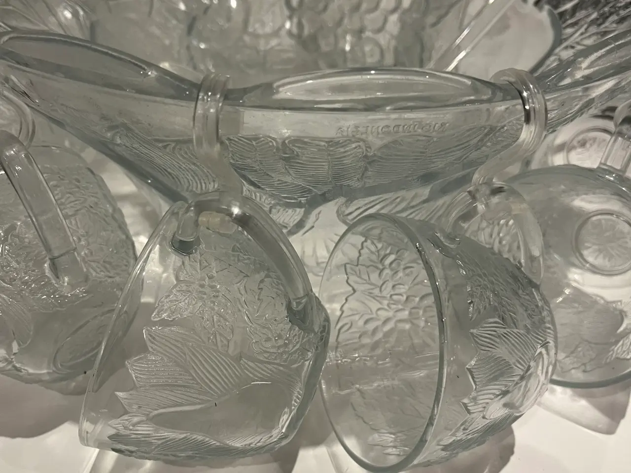 Billede 4 - Punch bowl med 11 glas