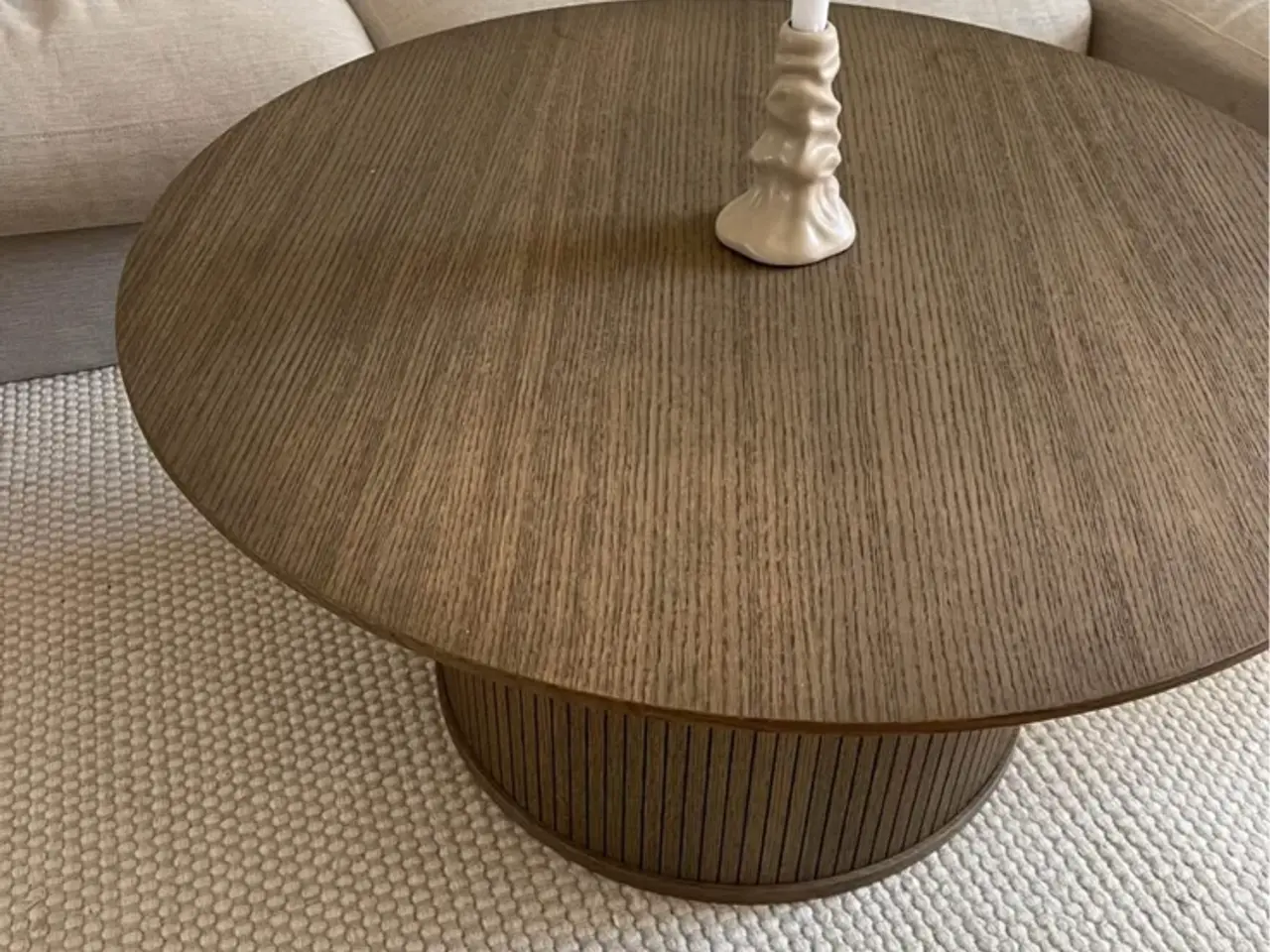 Billede 2 - Lysestage beige