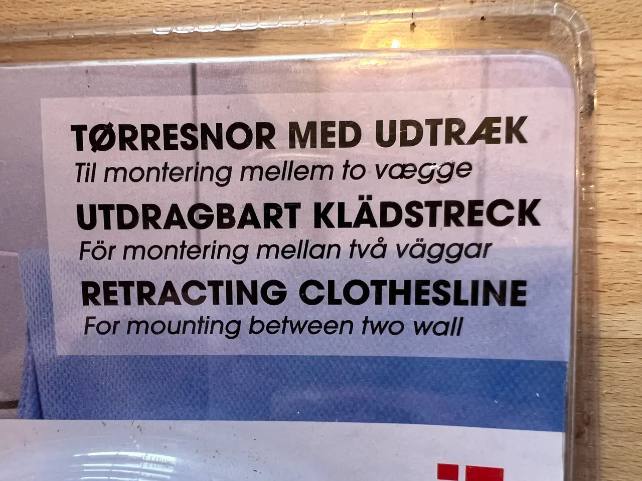 Billede 2 - Tørresnor med Udtræk. (NY)