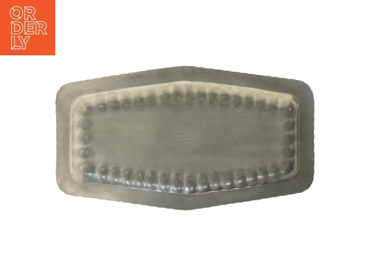 Billede 2 - Retro rektangulært metalfad (str. 38x21 cm)
