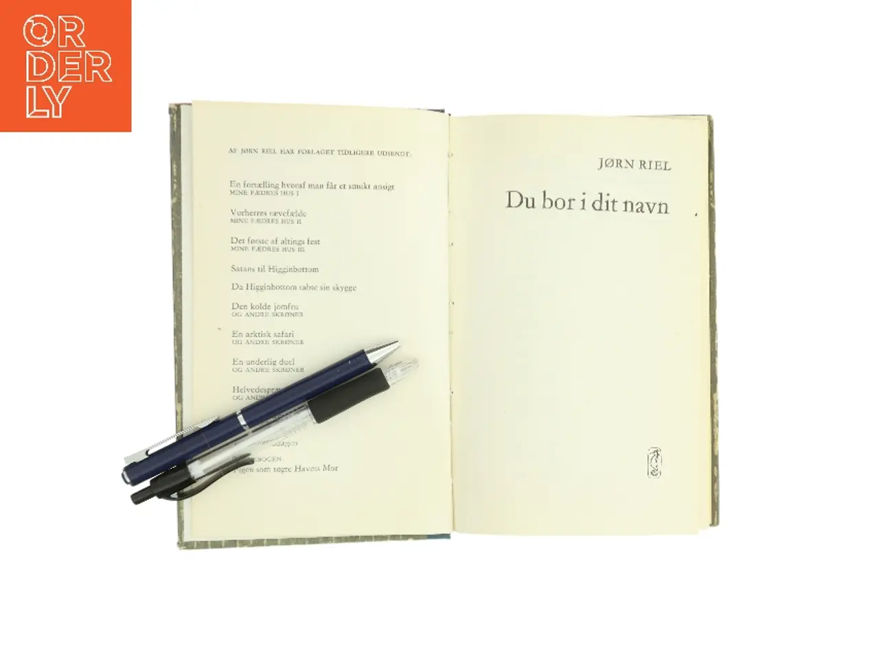 Billede 1 - Du bor i dit navn af Jørn Riel (Bog)