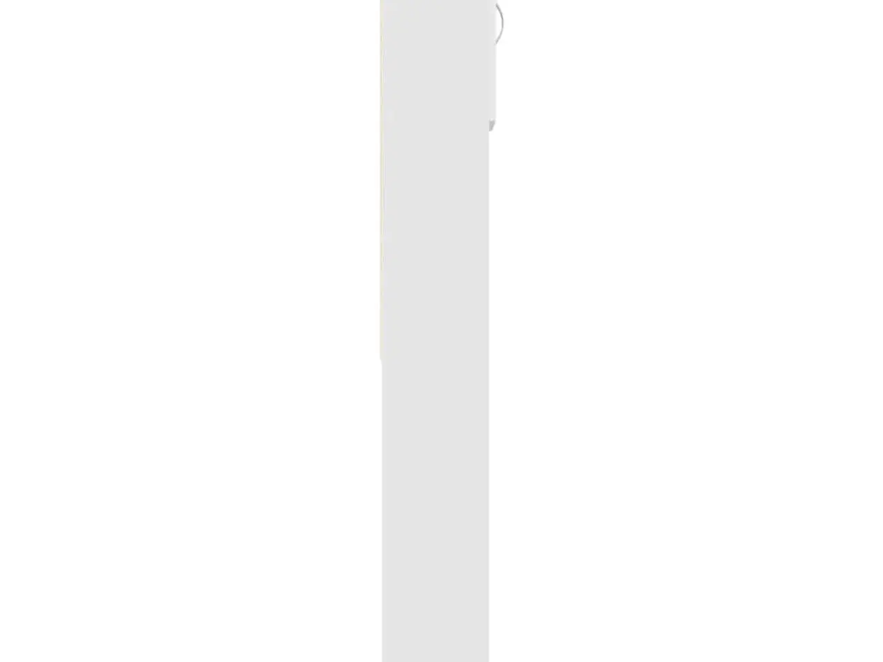Billede 7 - Vaskemaskineskab 64 x 24 x 190 cm - hvid