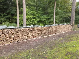 10 rmm.Tørt bøgebrænde