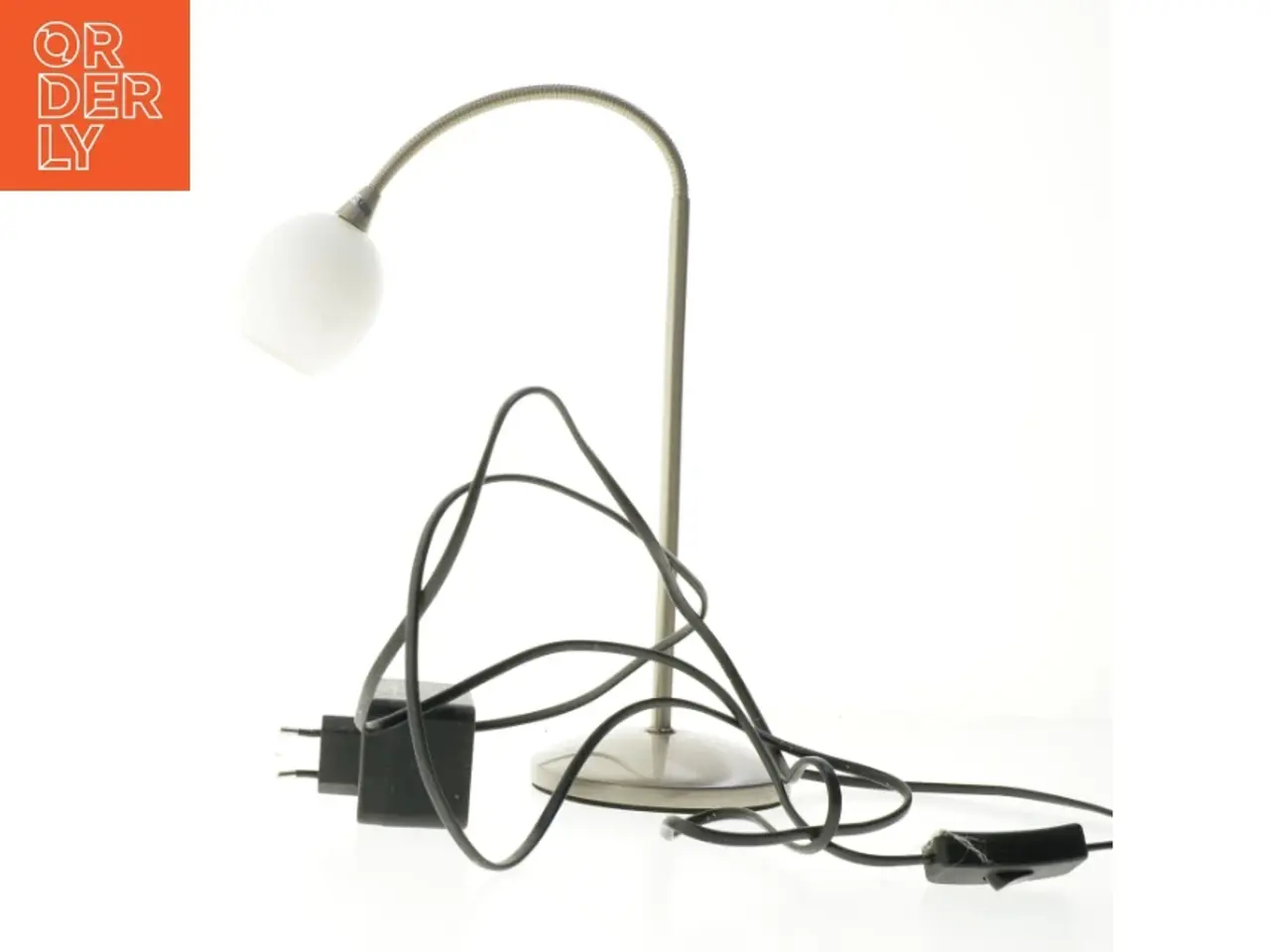 Billede 1 - Bordlampe med fleksibel arm (str. 39x13 cm)