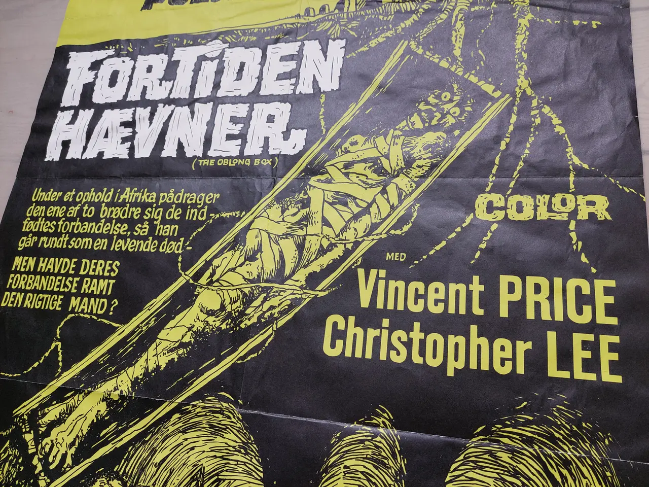 Billede 7 - Original gyserplakat (1969) – Fortiden Hævner