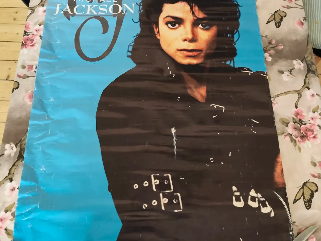 Billede 1 - Blå Bad Michael Jackson plakat