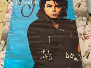 Blå Bad Michael Jackson plakat 