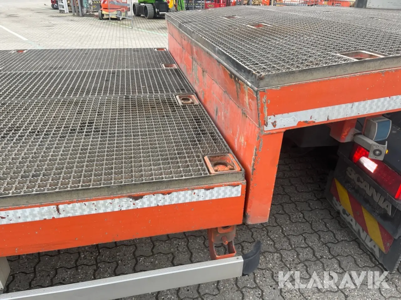 Billede 12 - Maskintrailer/Blokvogn Nooteboom OSD-58-04 4akslet