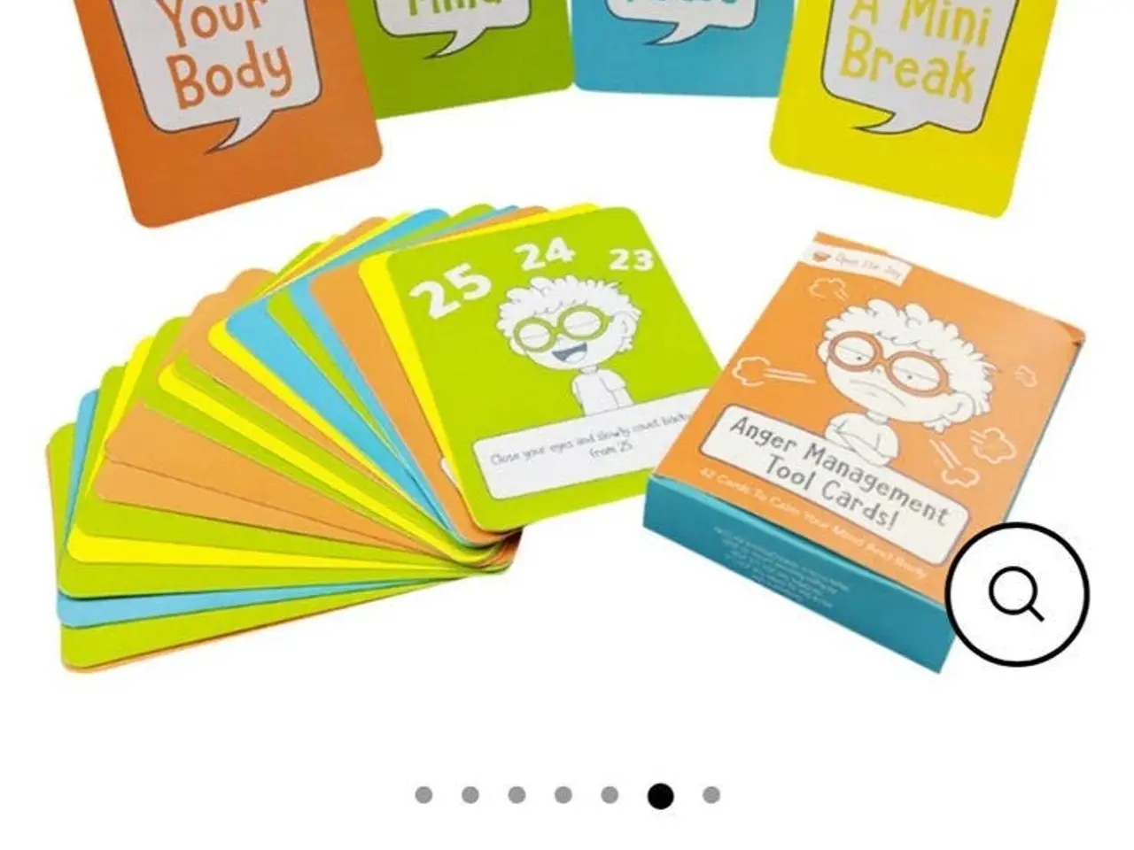 Billede 1 - Anger Management Tool Cards - 50 øvelseskort
