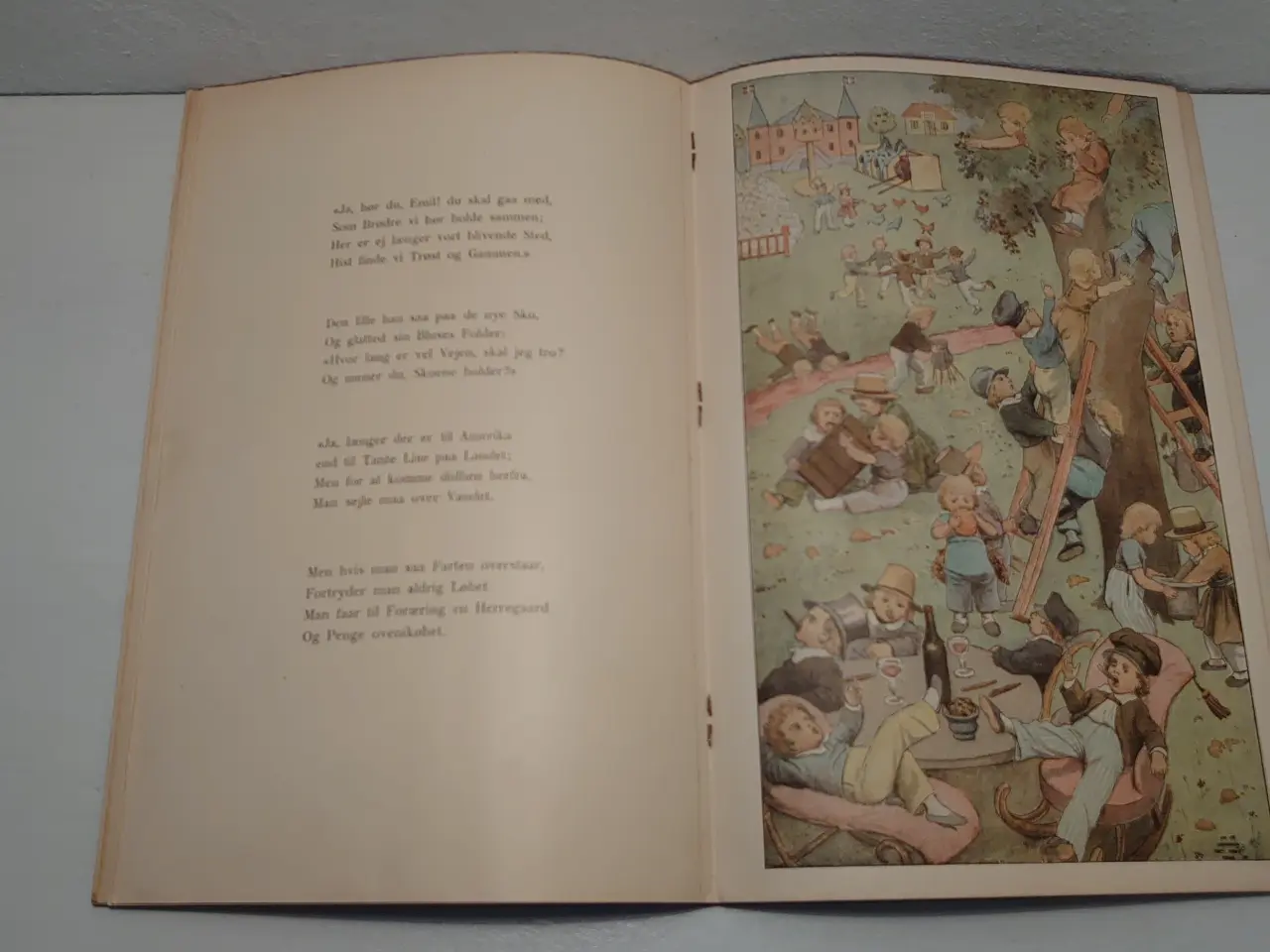 Billede 4 - Christian Winther: Flugten til Amerika. Ca 1920