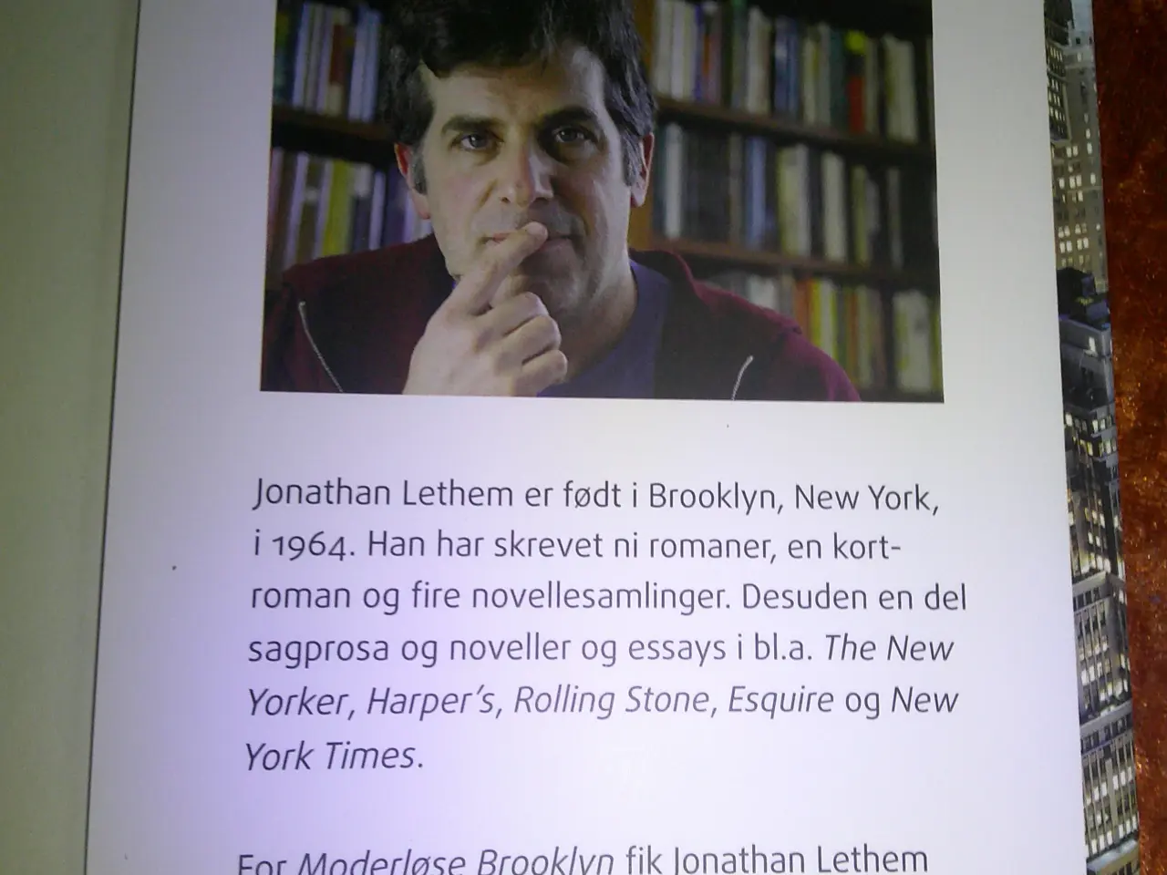Billede 2 - Chronic city, Jonathan Lethem