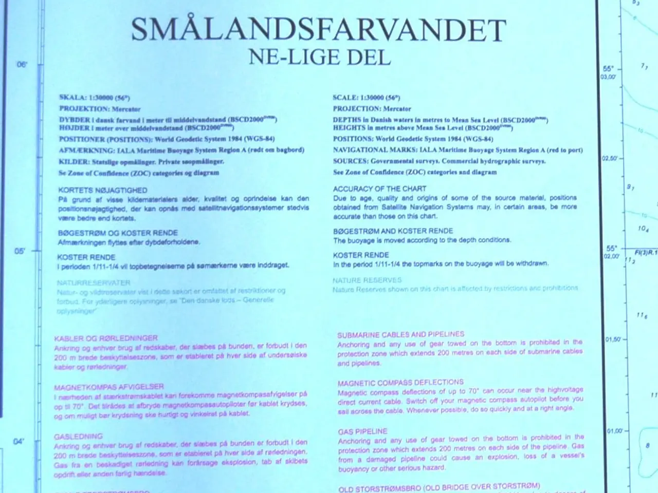 Billede 3 - Dansk Søkort 161 SMÅLANDSFARVANDET Nordøstl. del