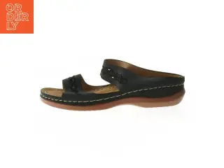Sort sandal str. 38 (str. 38 )