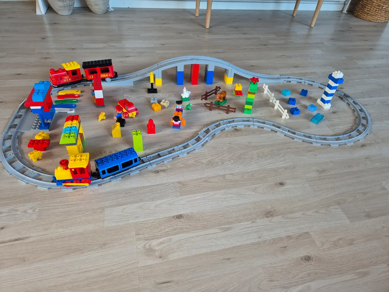 Billede 2 - Duplo Smart Elektrisk Togbane, Damptog, APP funkti