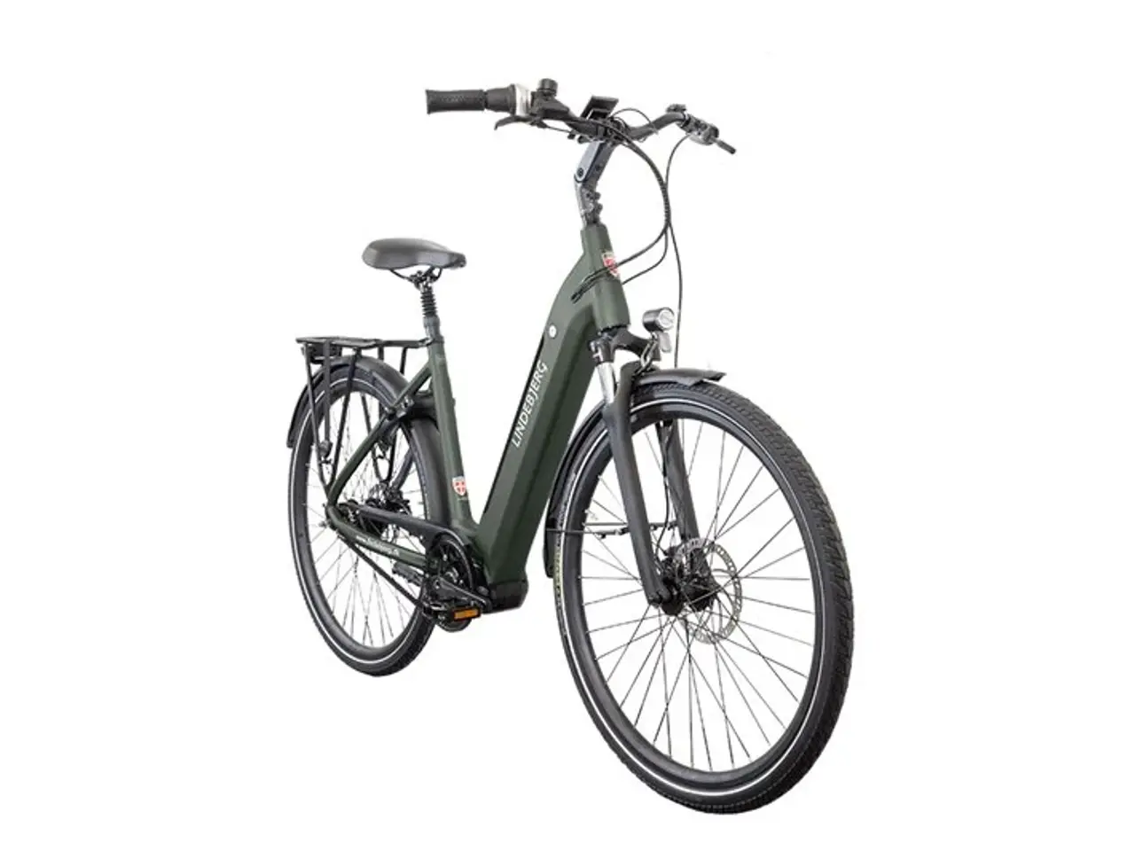 Billede 2 - Lindebjerg 28'' Elcykel Center Royal MAX - Mat grøn