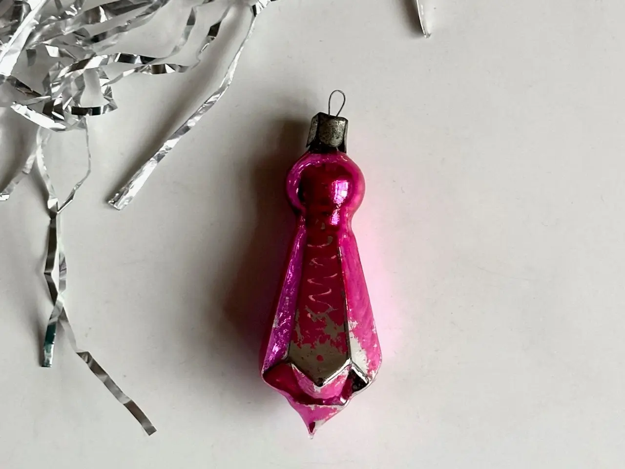 Billede 4 - Kantet pink ornament