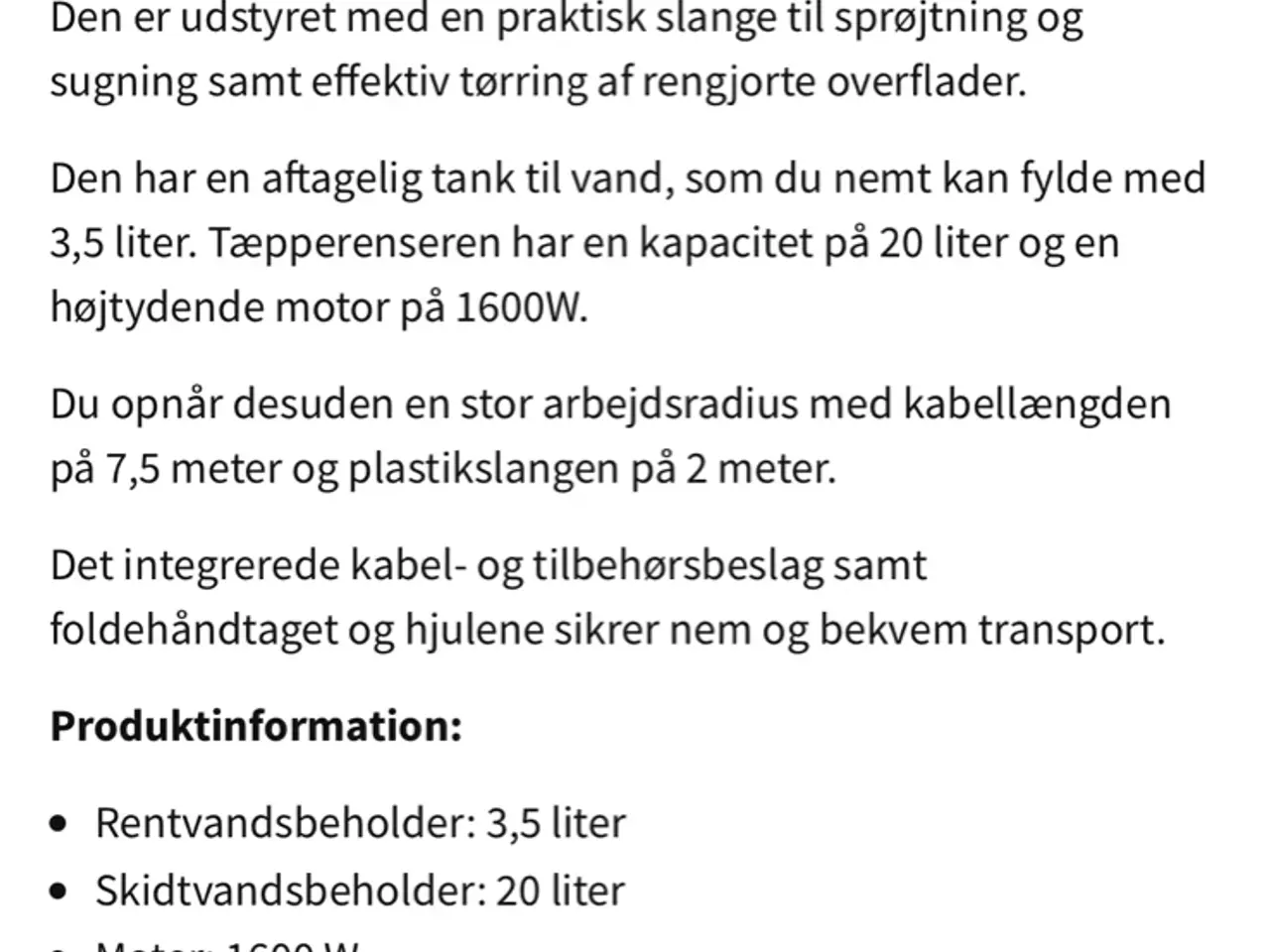 Billede 2 - Tæpperenser virker fint