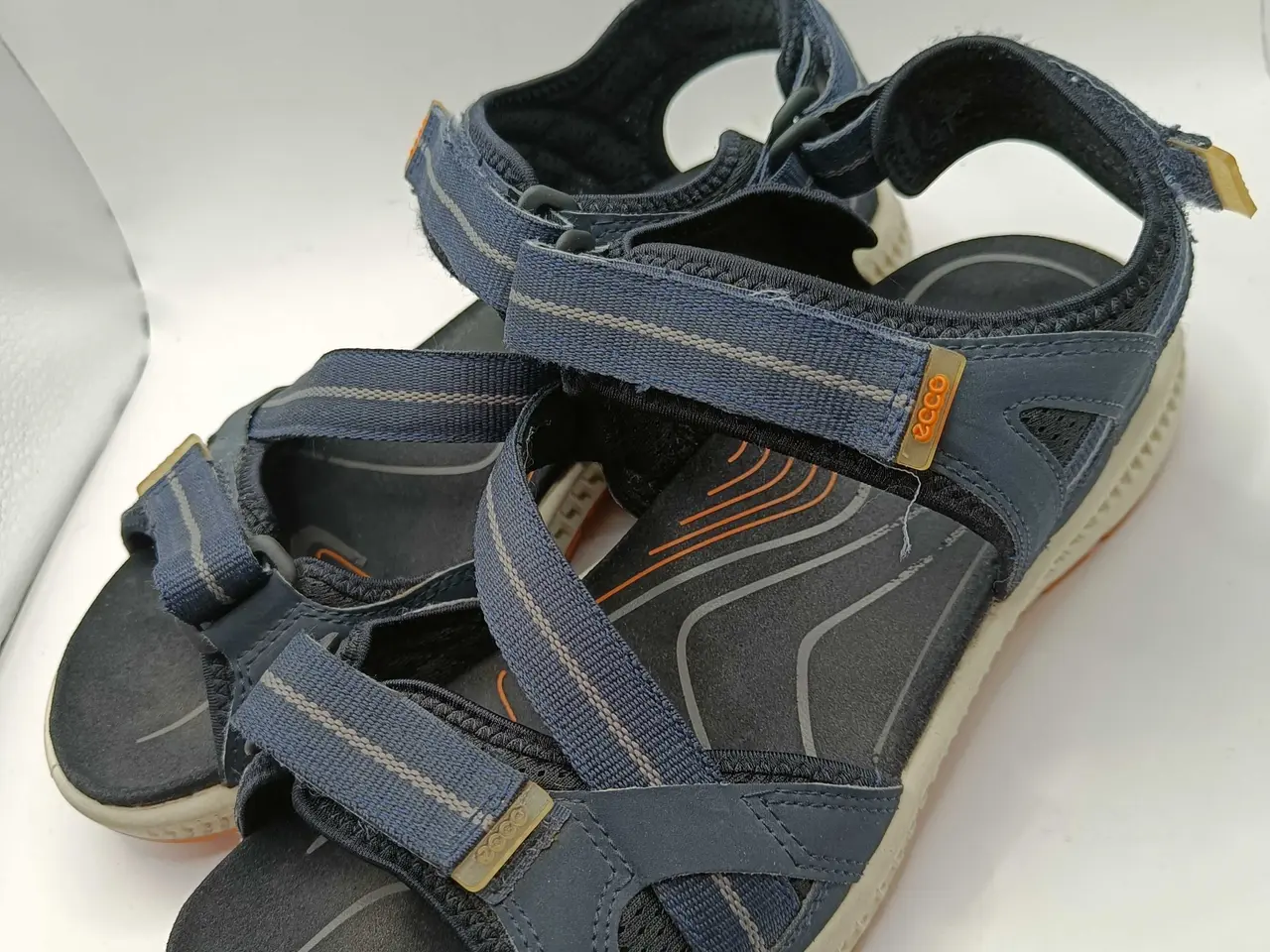 Billede 5 - Ecco mørkeblå sandaler 40str 