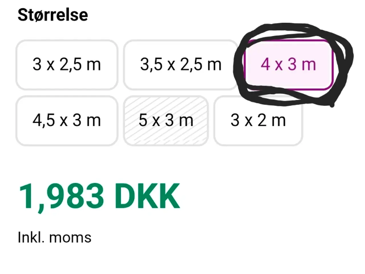 Billede 3 - Helt ny.  VidaXL manuel markiseramme 4 × 3 m