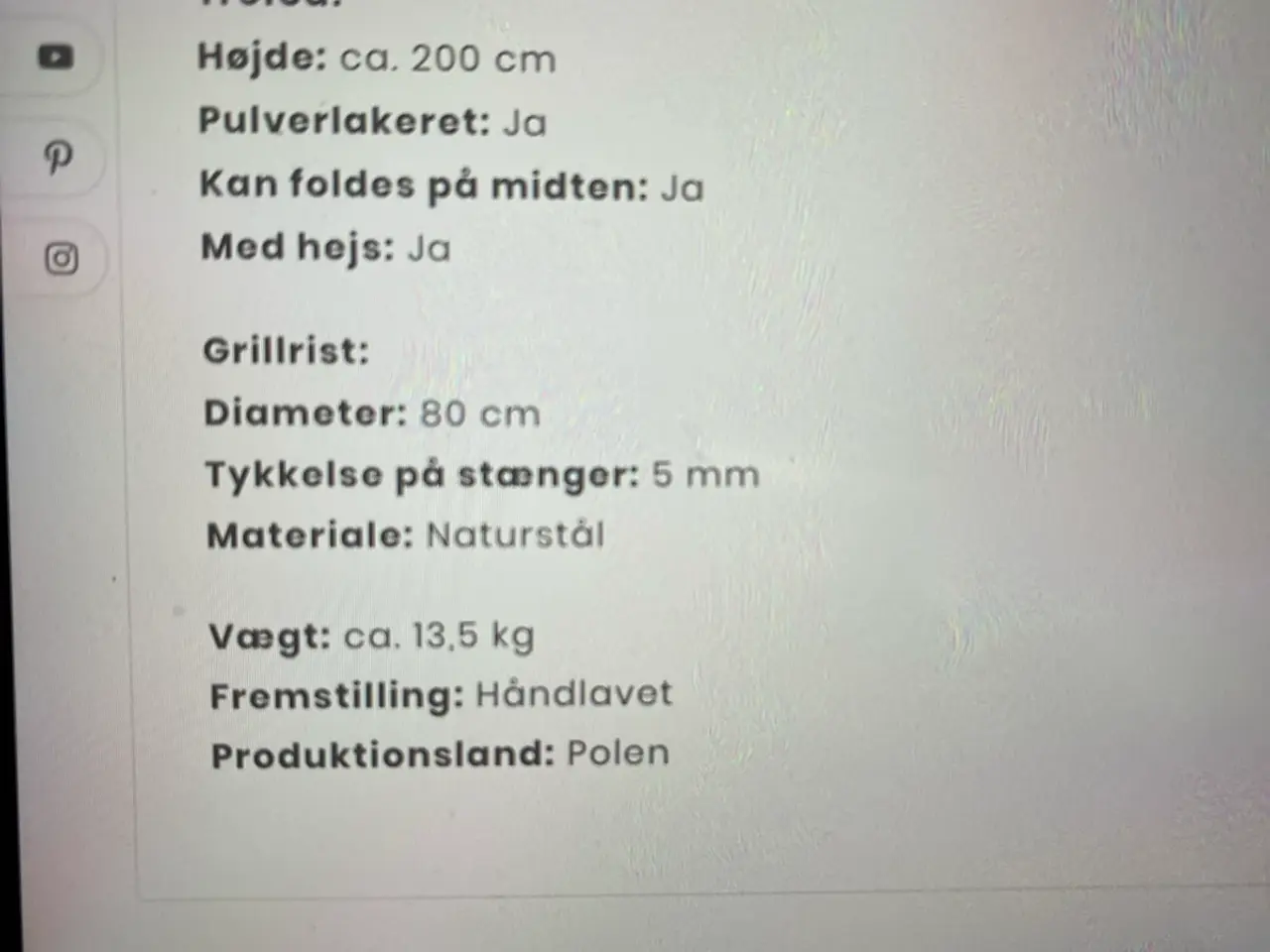 Billede 9 - Cookking Bålstativ med hejs
