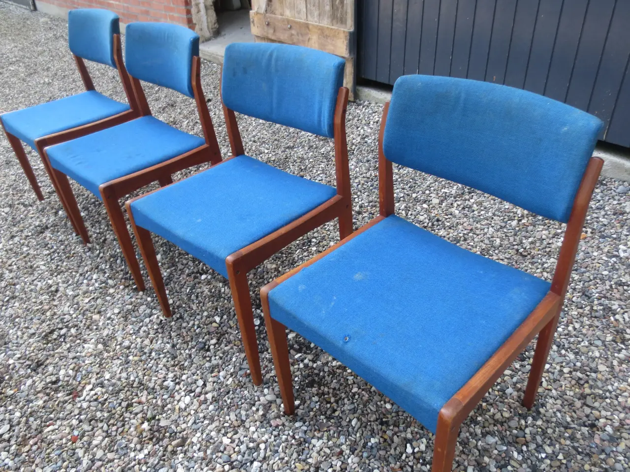 Billede 1 - 4 stk Bramin stole i Teaktræ