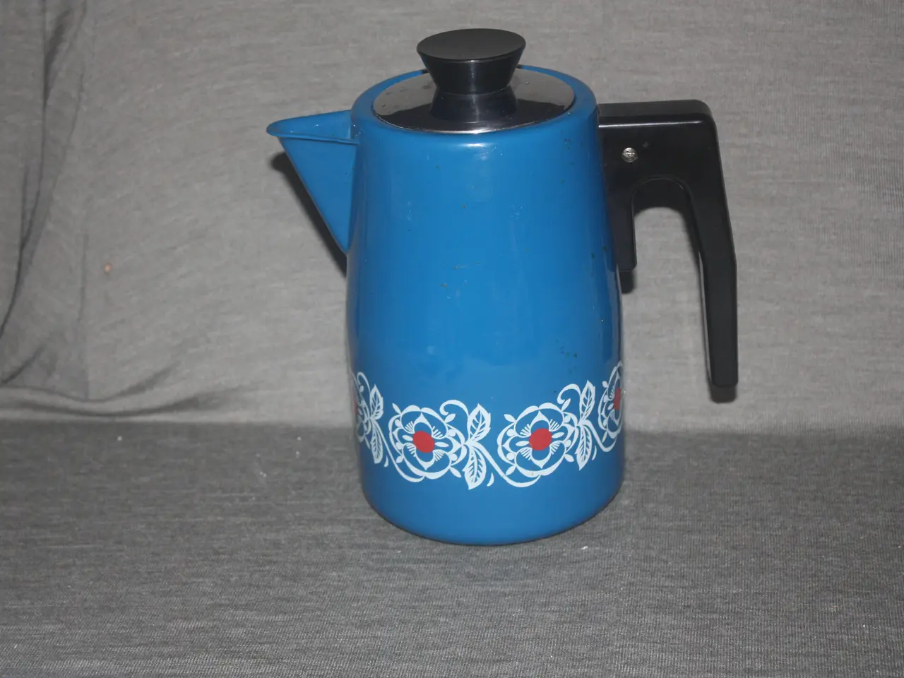 Billede 1 - Retro kaffekande i emalje 