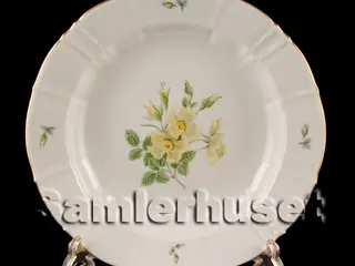Klitrose Tallerken Dyb 21½ cm.