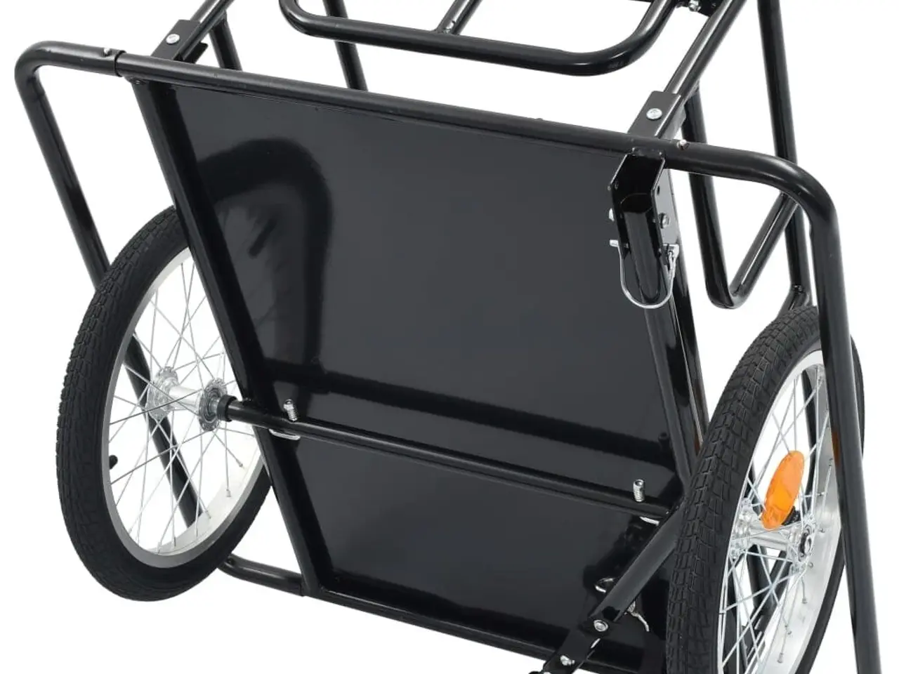 Billede 5 - Cykelanhænger 130 × 73 × 48,5 cm - stål, sort