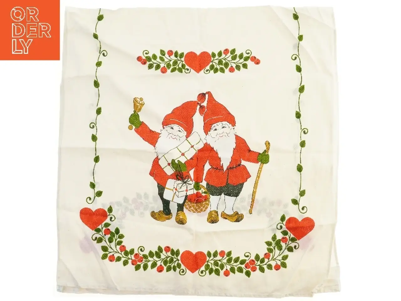 Billede 1 - Juleløber med nisser (str. 70x150 cm)