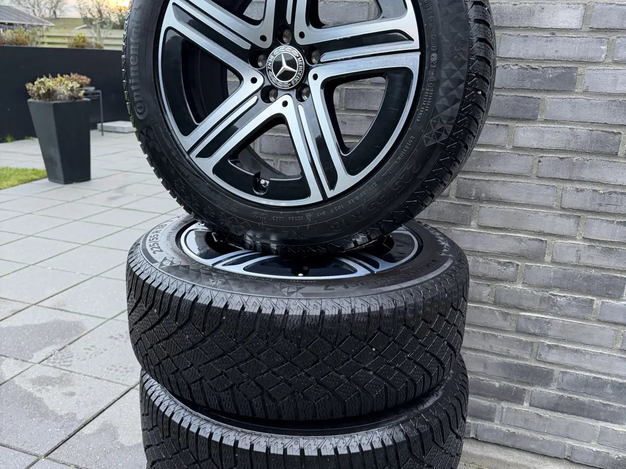 Billede 3 - Mercedes vinterdæk original fælge tpms 18 E-C-EQC