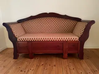 Antik sofa flot polstret 17århundrede