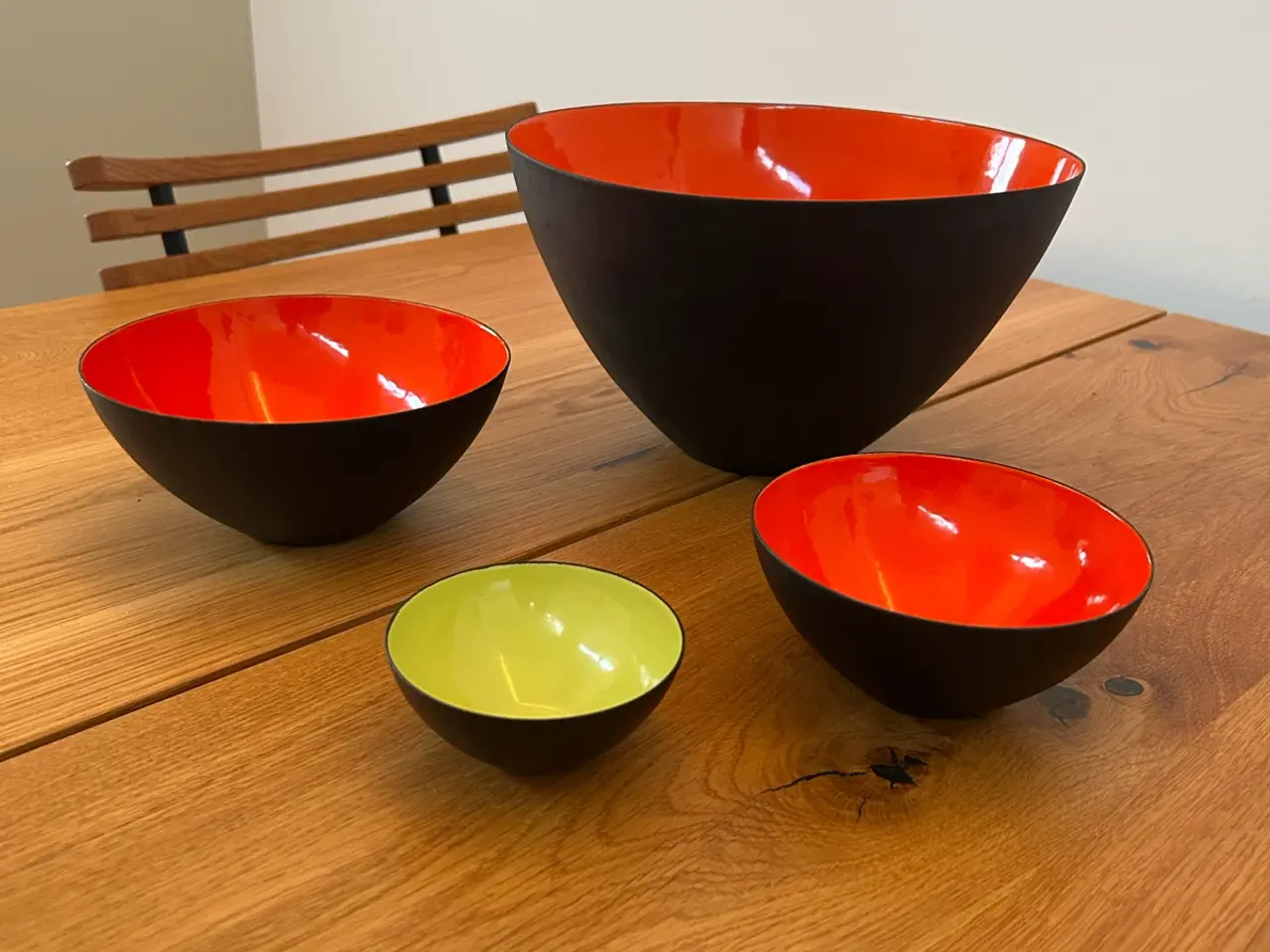 Billede 1 - Originale Krenit skåle – 4 stk. i flot stand