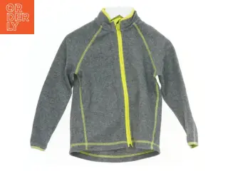 Grå fleecejakke med neon detaljer fra H&M (str. 98)