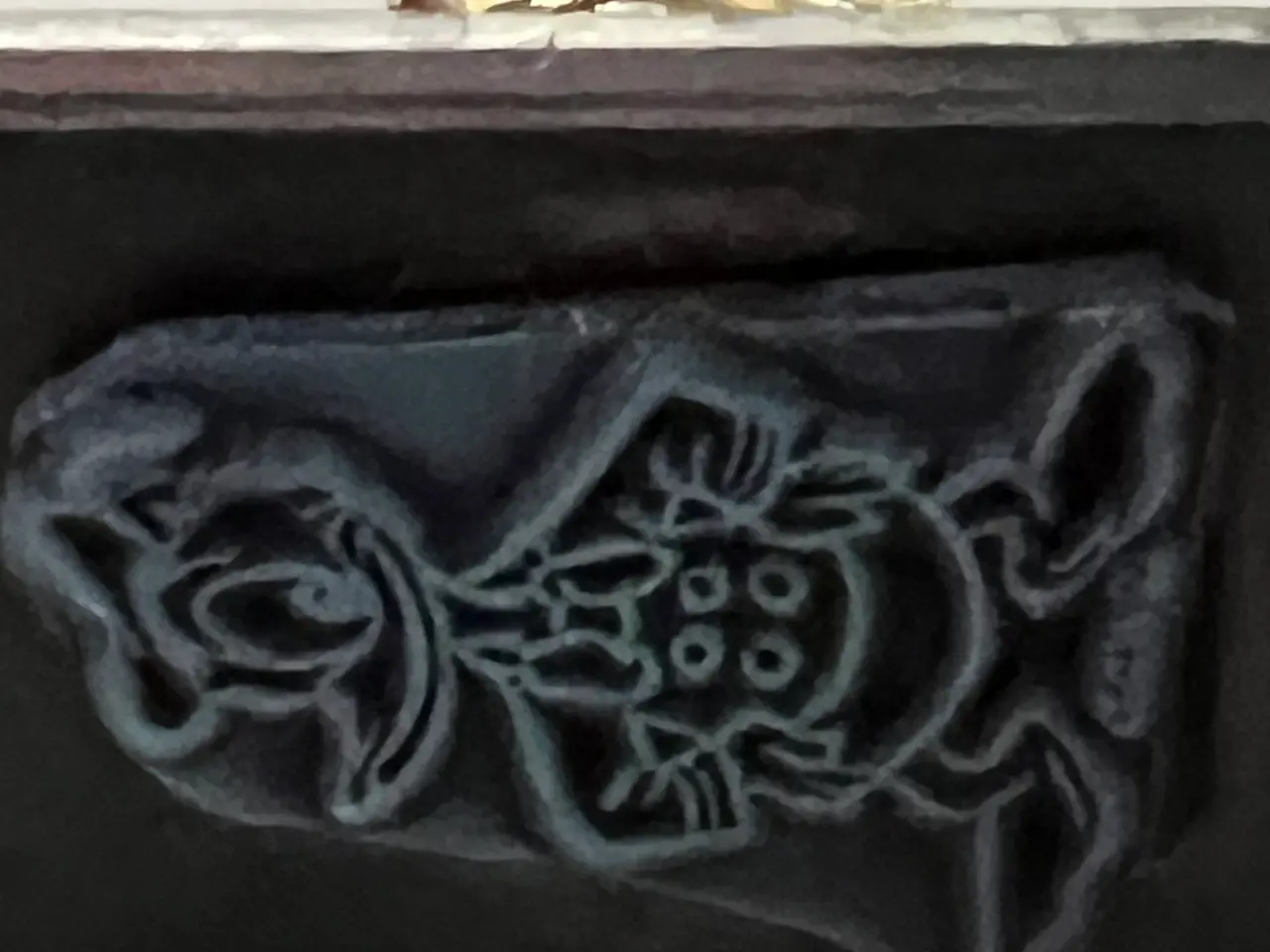 Billede 2 - Anders And figur med stempel