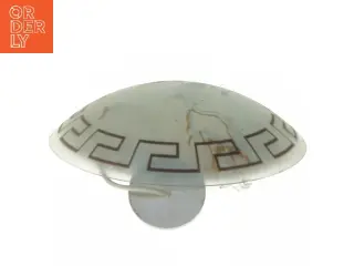 Glasplade til loftlampe (str. Ø 31,5 cm)