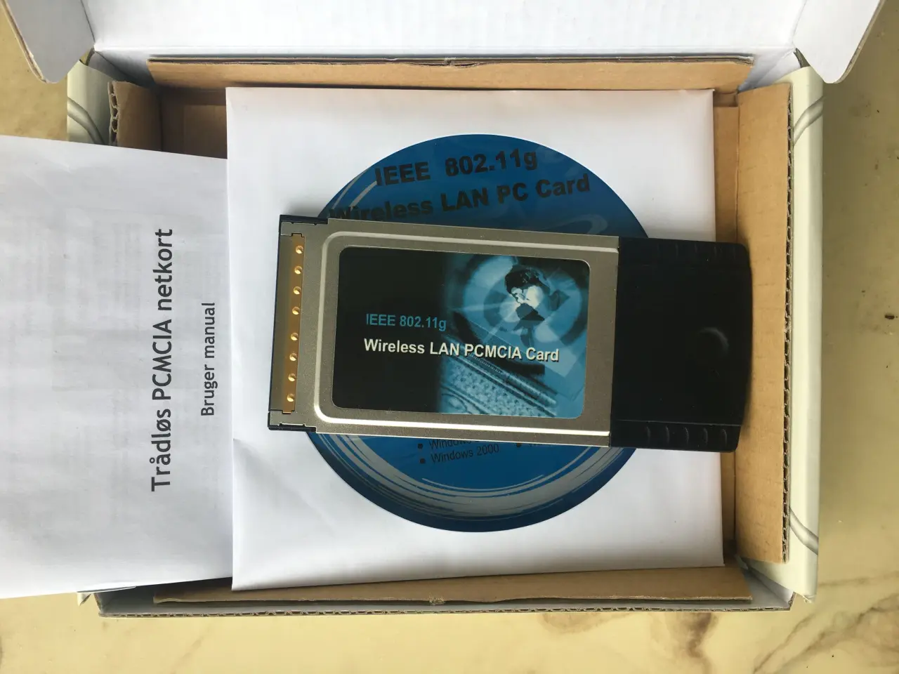 Billede 2 - PCMCIA WiFI kort - 802,11G - 54 Mb