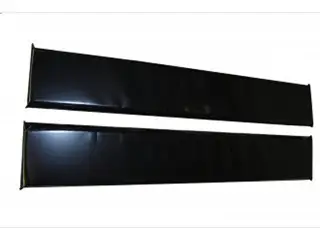Sidepolstring 2 stk 270x1420mm sort(Sæt)