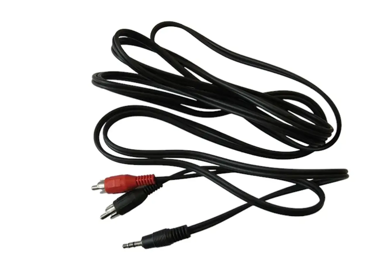 Billede 1 - Ledning 2m 3,5mm Jack/1xRCA han