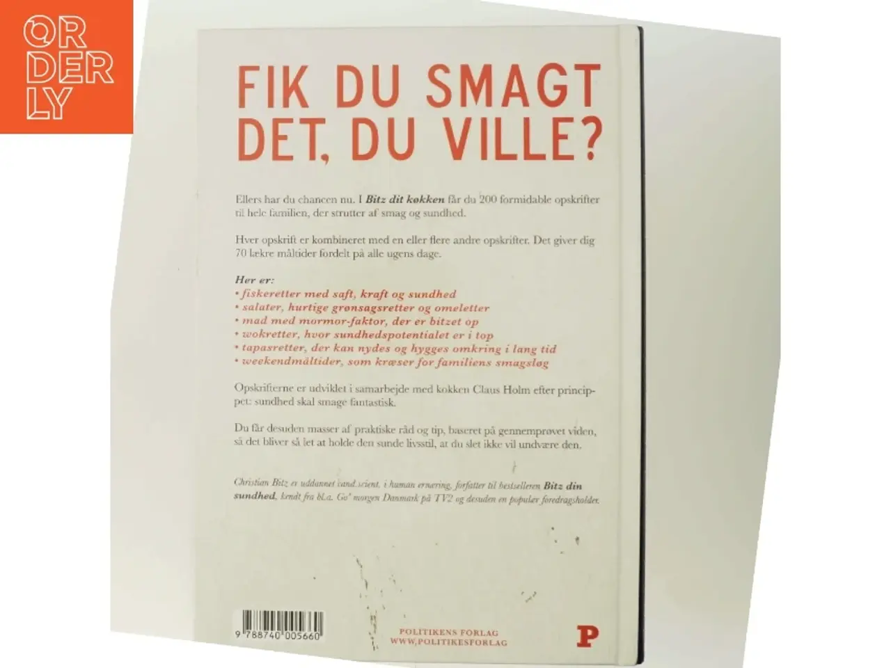Billede 3 - Bitz Dit Køkken Kogebog fra Politikens Forlag