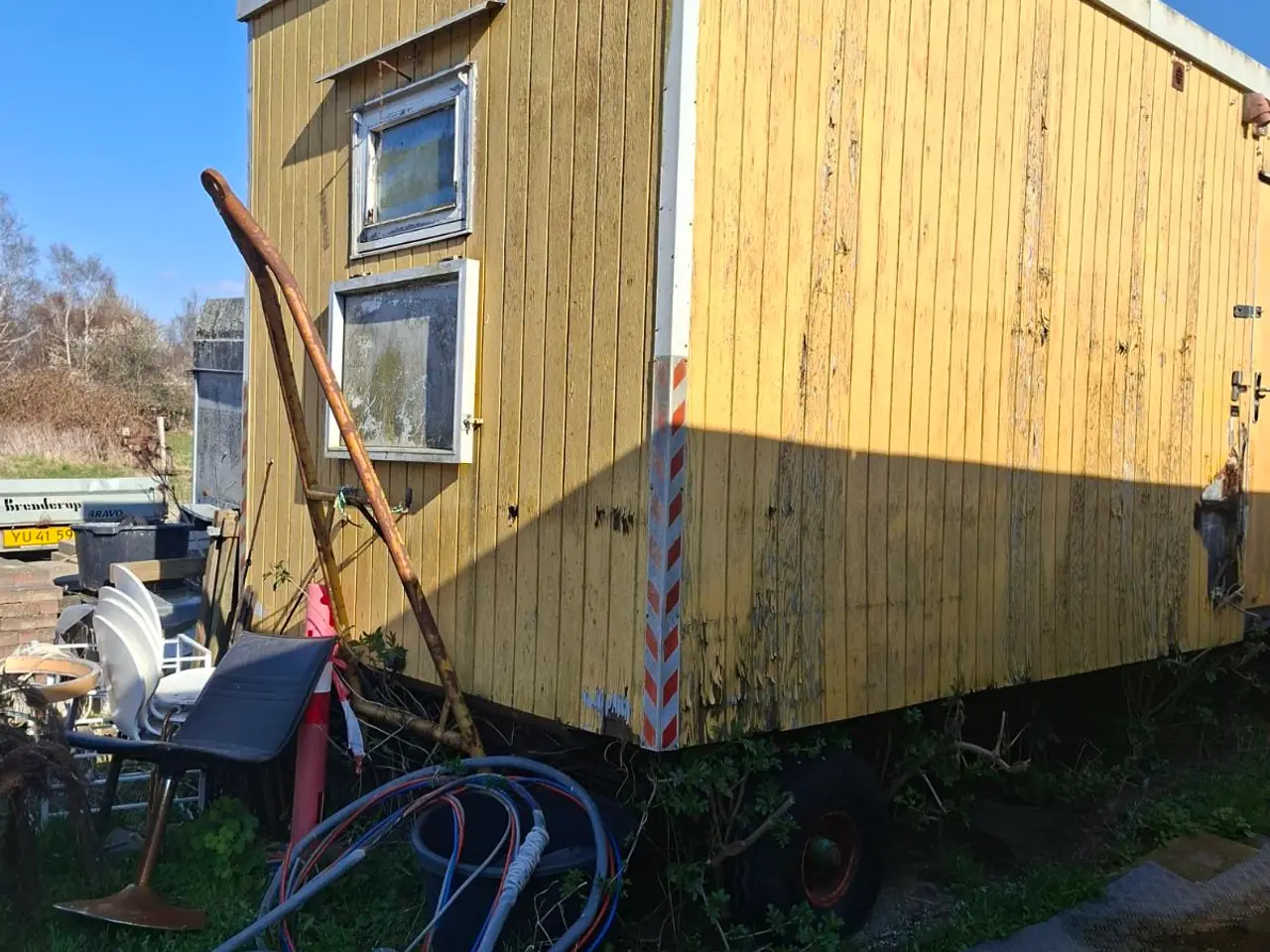 Billede 1 - Mandskabsvogn/Skurvogn på hjul