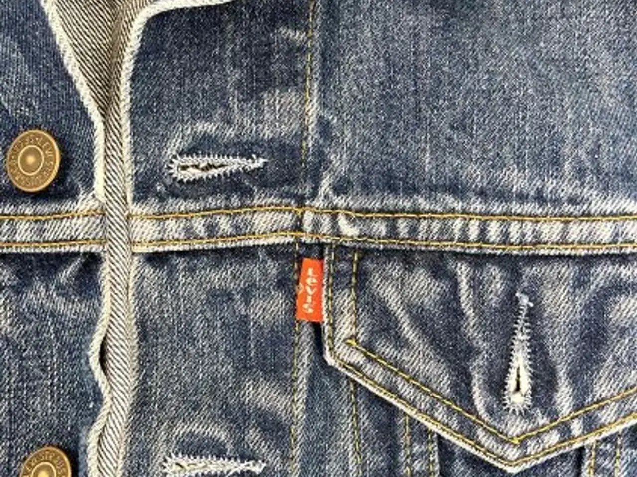 Billede 3 - Levis cowboyjakke - Red Tab - Original Trucker