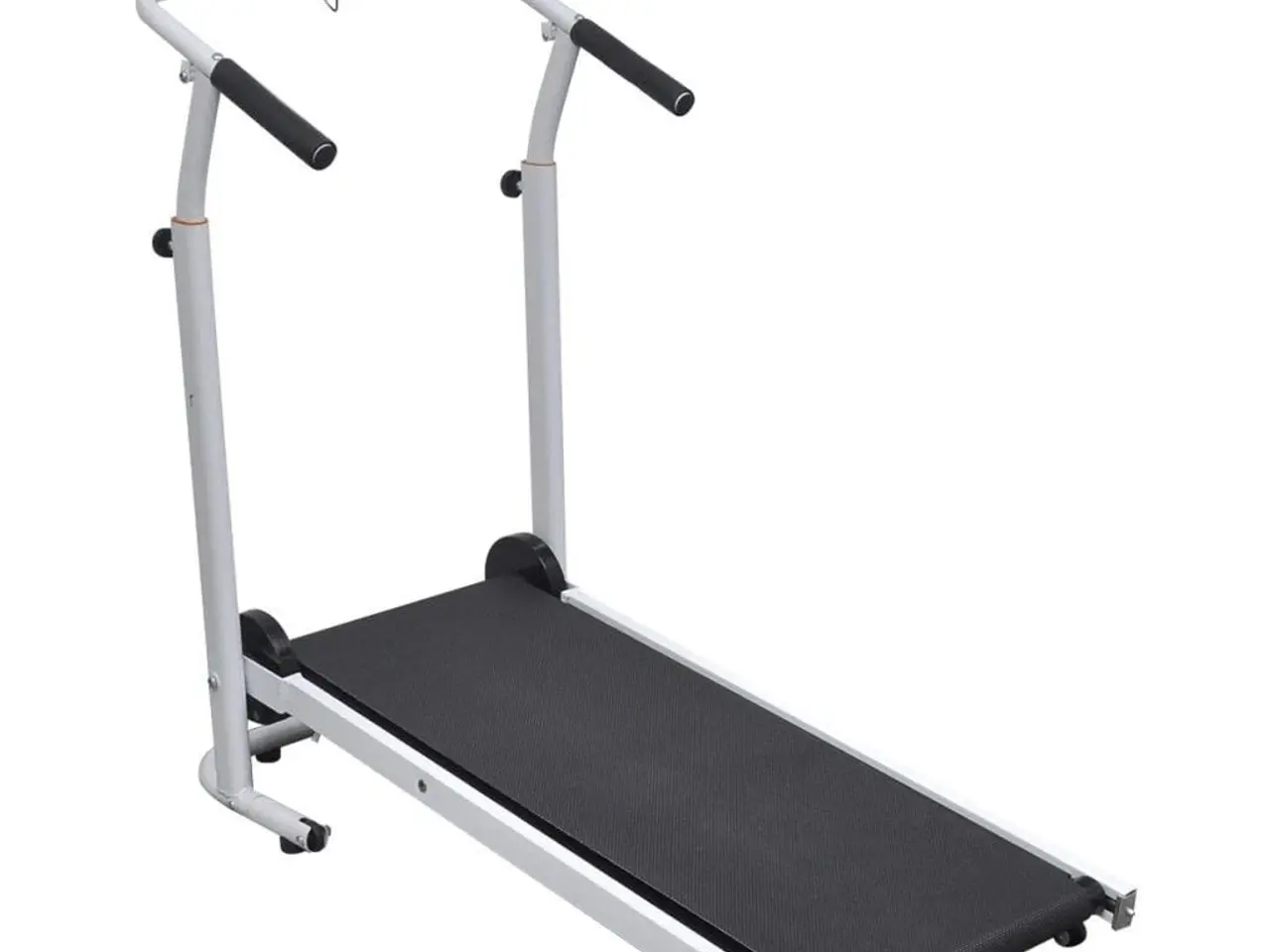 Billede 1 - Foldbart mini-løbebånd 93 × 36 cm - sort, manuelt med monitor