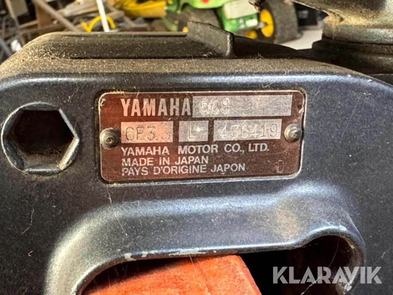 Billede 4 - Bådmotor Yamaha 5CS 4 - Langbenet - 1 styk