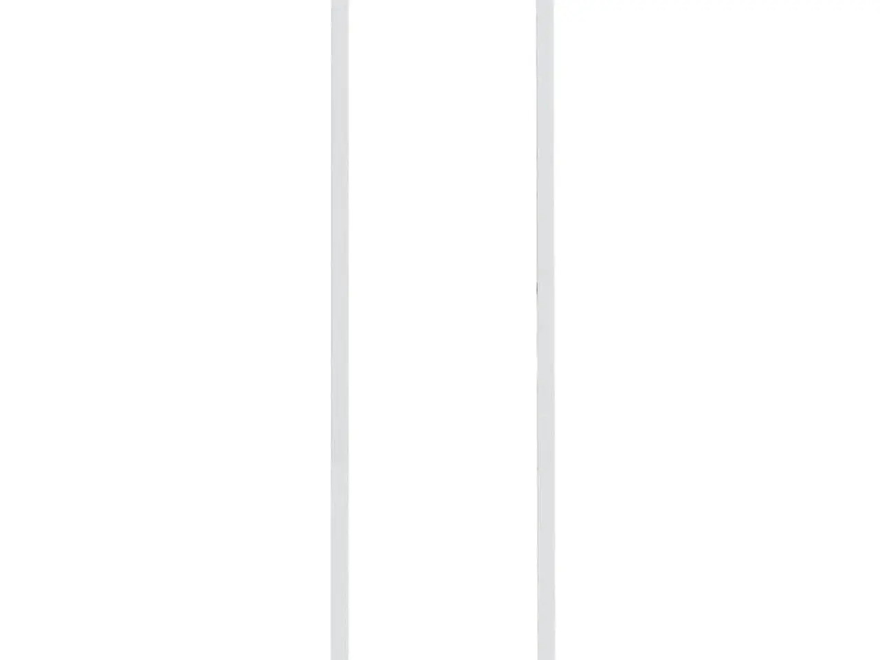 Billede 3 - Håndklædeholder 25x20x95 cm stål hvid