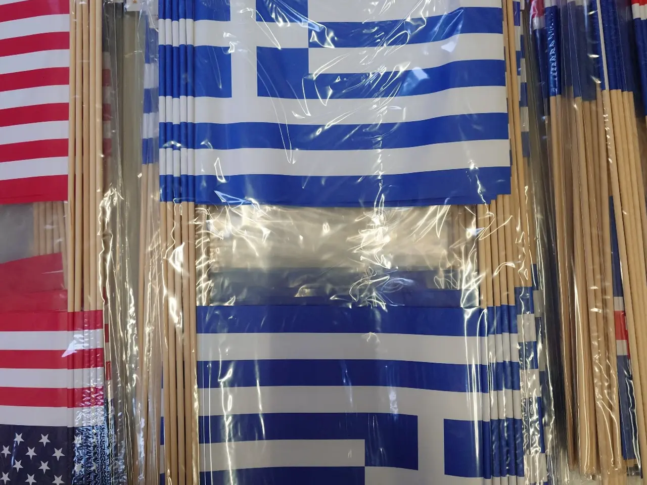 Billede 12 - Papirflag med træpind 