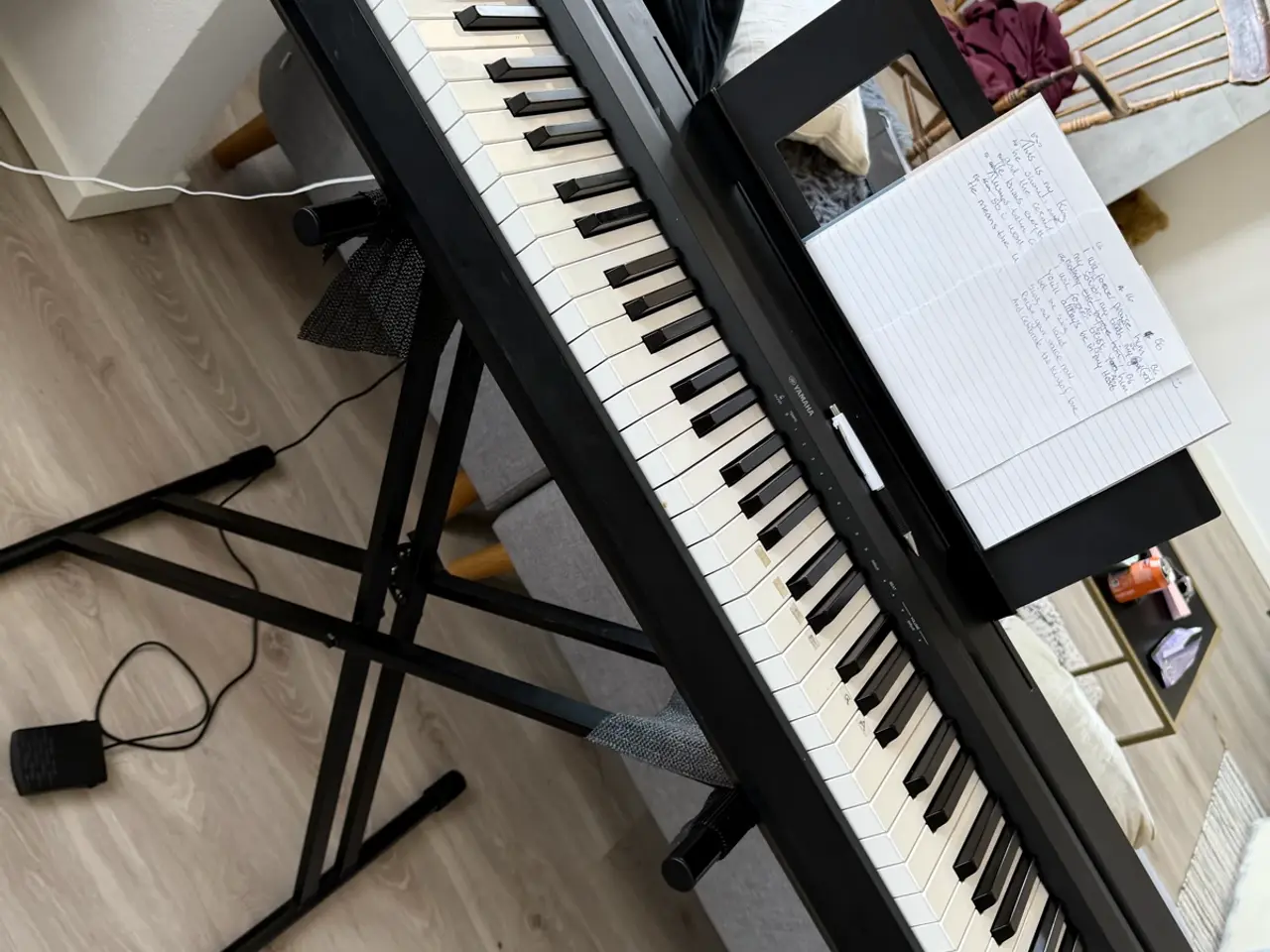 Billede 1 - Yamaha p45 vægtende tangenter