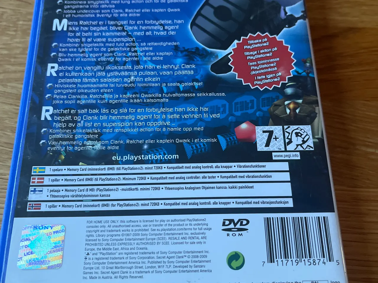 Billede 2 - Ps2 dvd spil