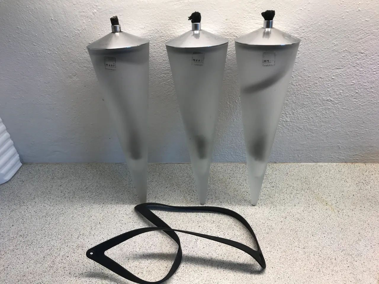 Billede 2 - 3 stk. Dekorative havefakler